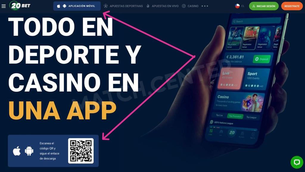 Apps en 20Bet